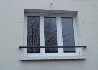 Fenêtre PVC blanc trois vantaux