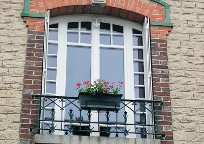 Fenêtre PVC blanc croisillons Troyes